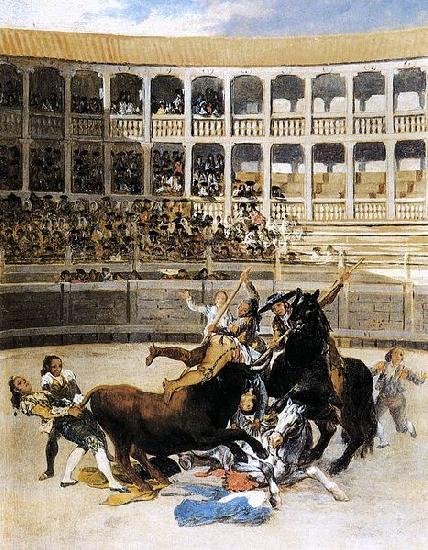 Francisco de Goya Picador Caught by the Bull France oil painting art